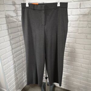 NWT Dalia Ladies Size 16/31 Grey High Waist Wide Leg 31" Inseam Dress Pants